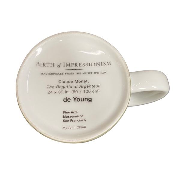 Monet The Regatta Impressionist Art Coffee Mug - Picture 7 of 8